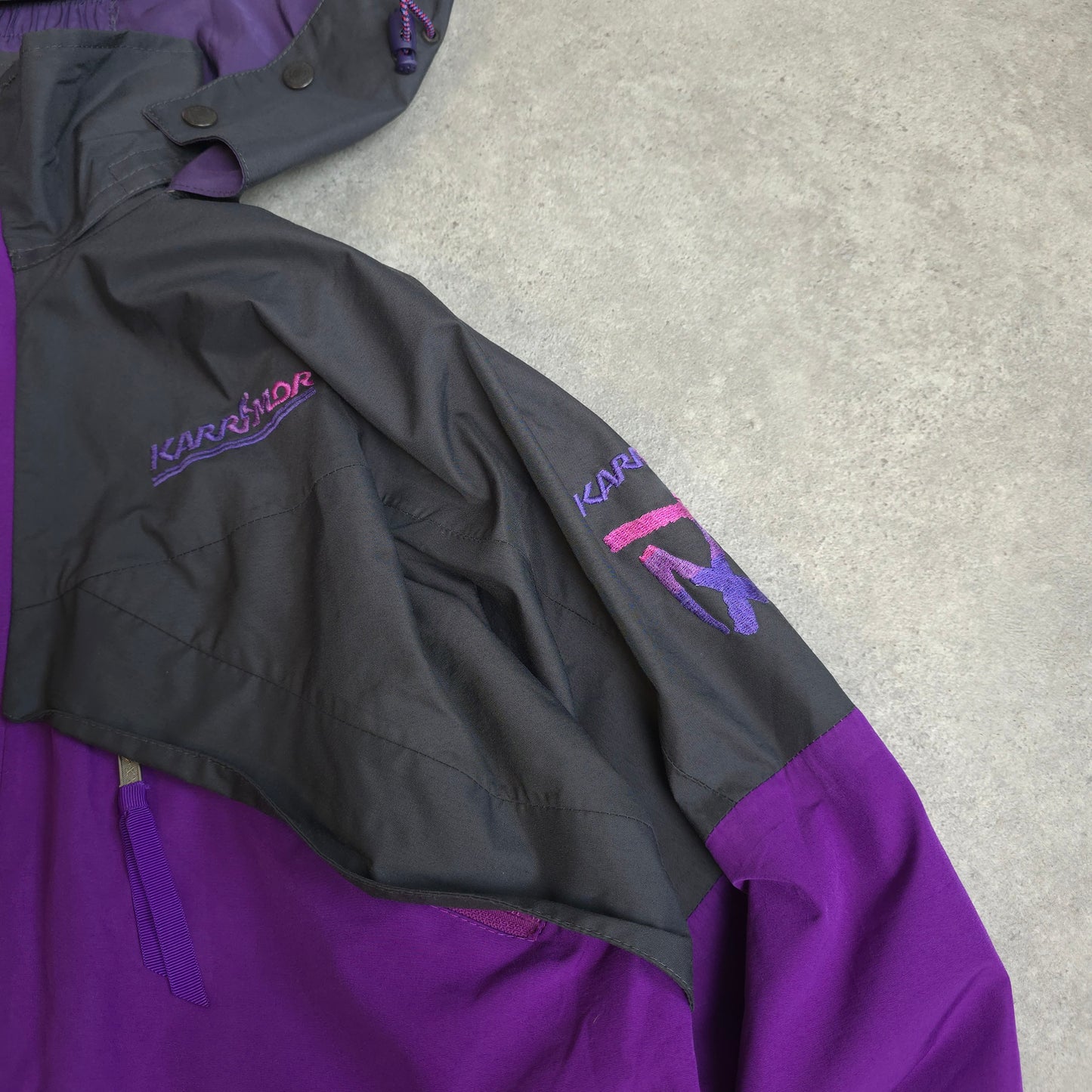 80s Karrimor gore tex jacket in purple - small