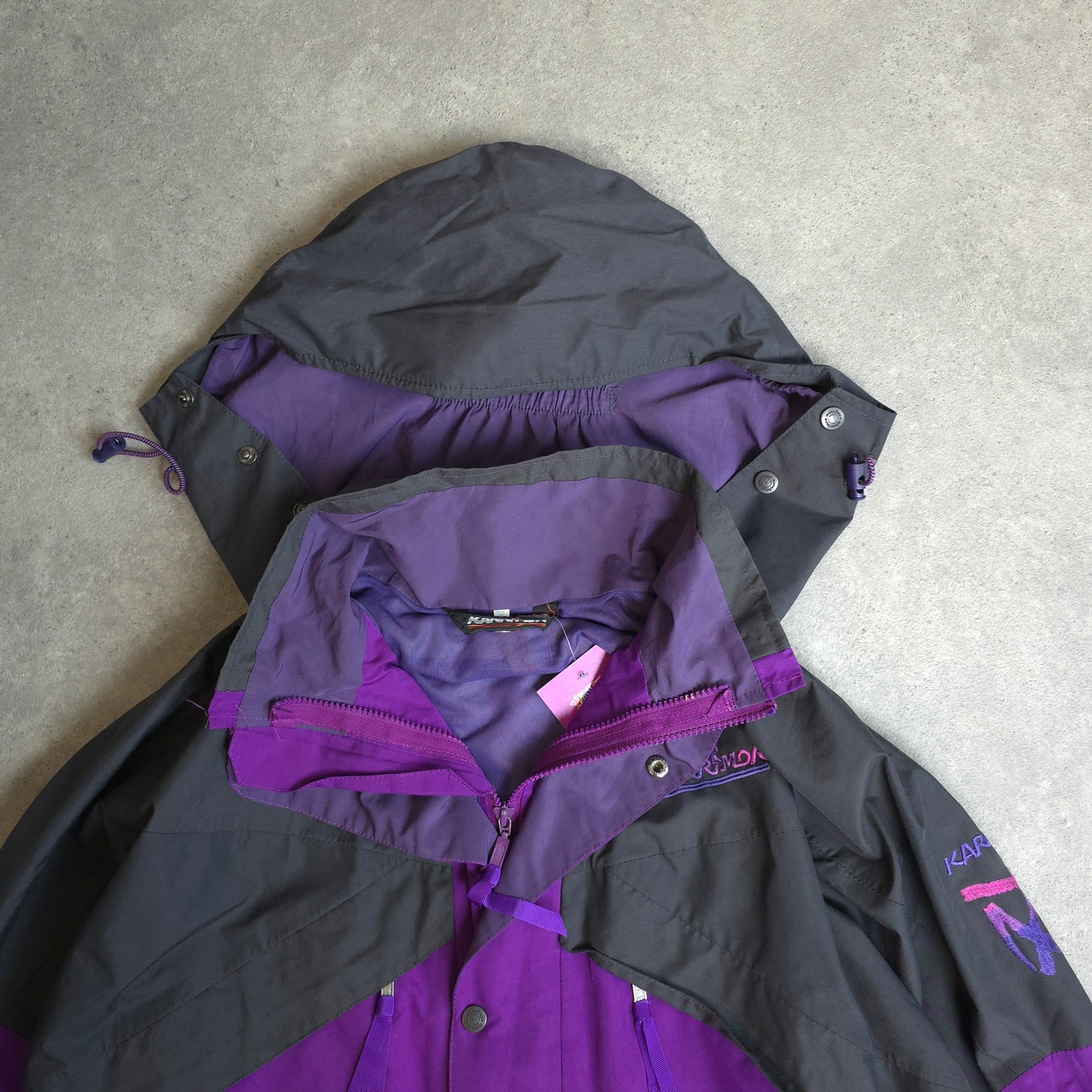 80s Karrimor gore tex jacket in purple - small