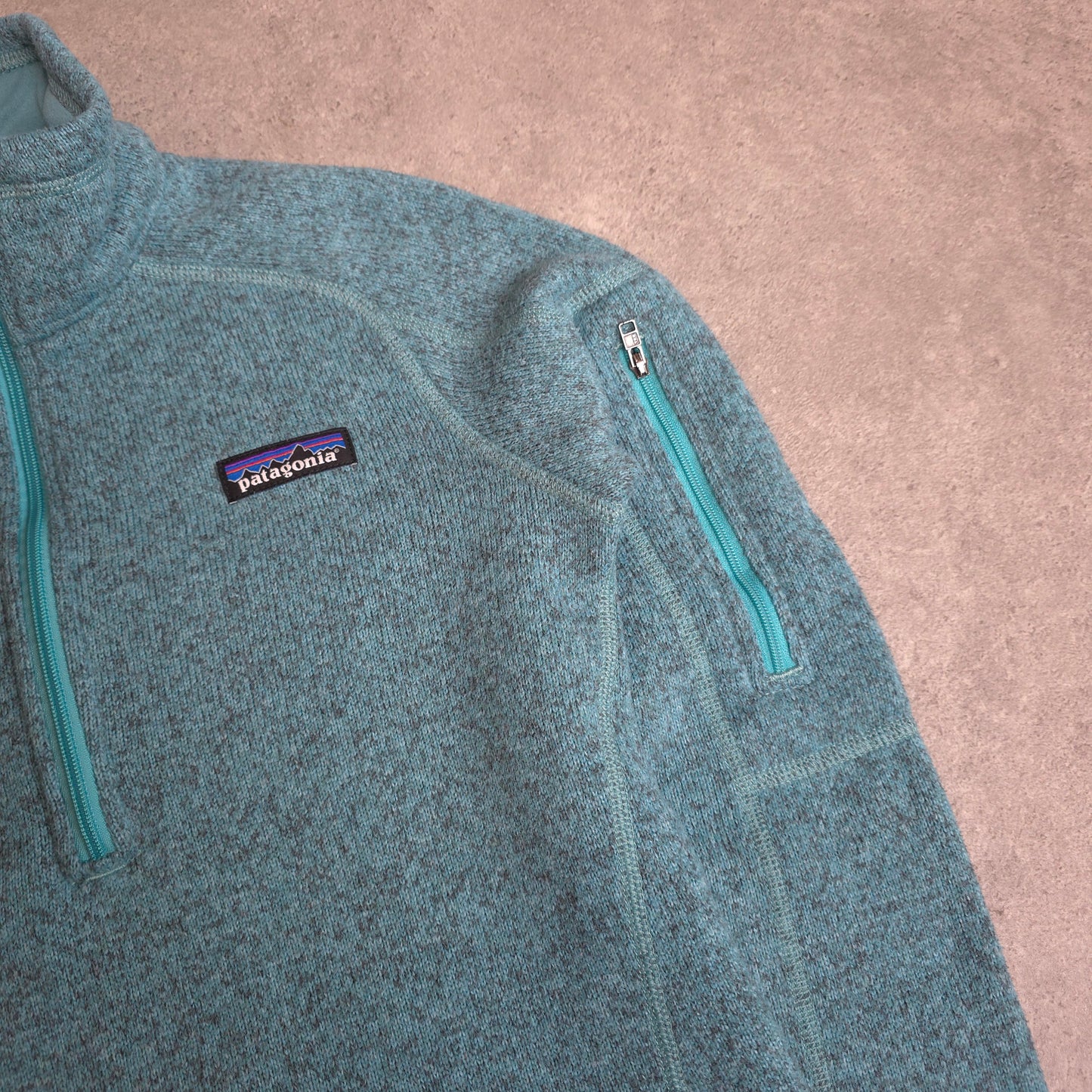 Patagonia better sweater in blue - women's medium
