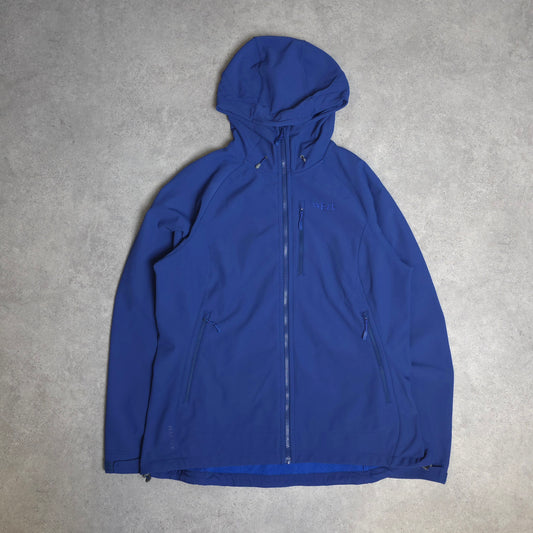 Rab Salvo soft shell jacket in blue - women's UK 16