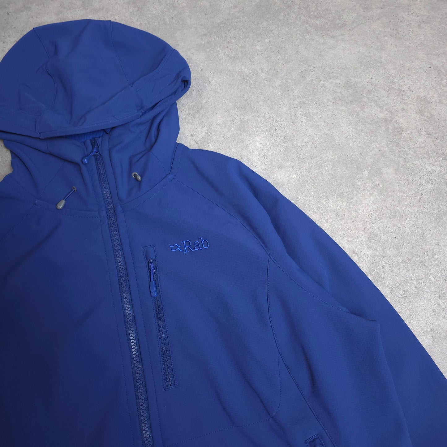 Rab Salvo soft shell jacket in blue - women's UK 16