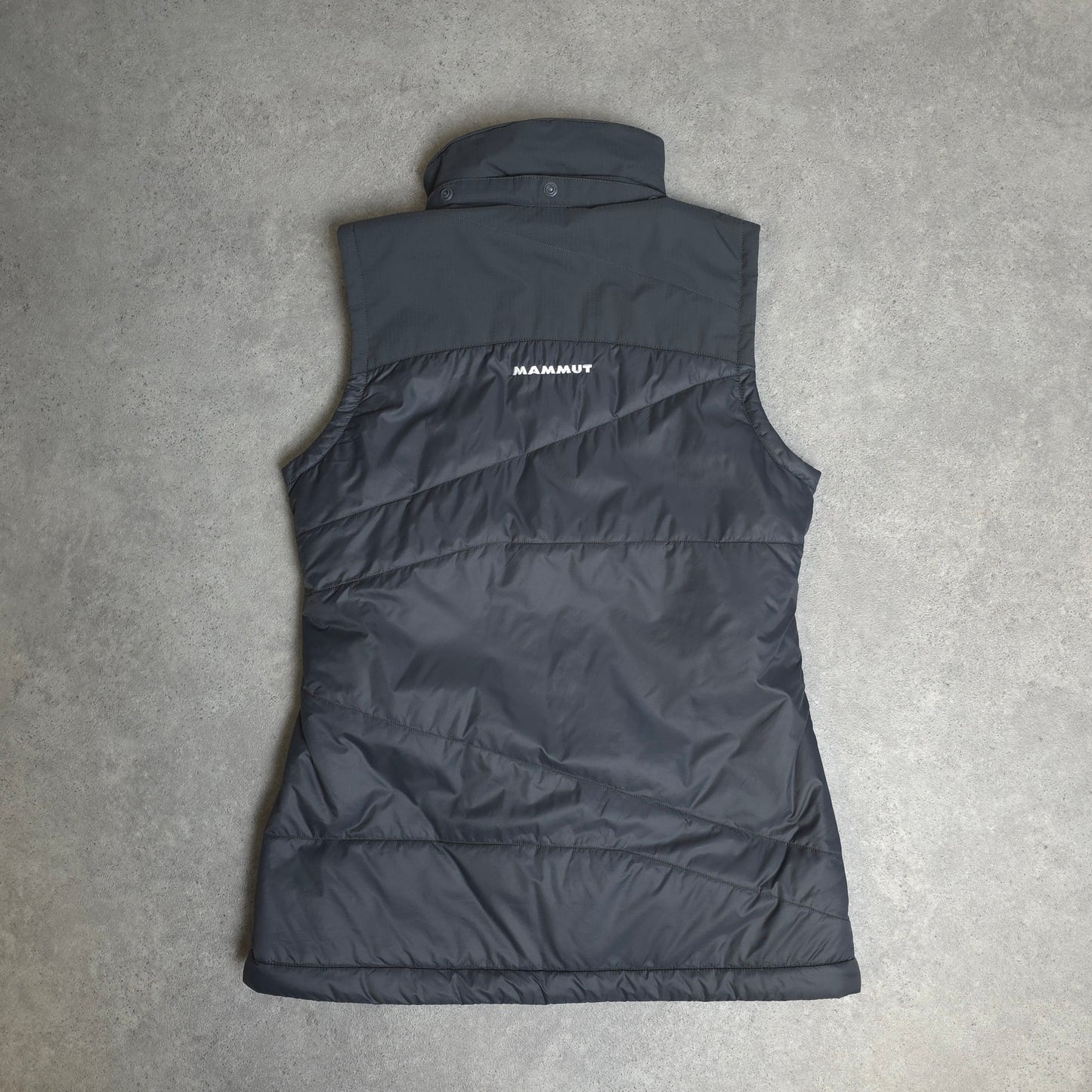 Mammut padded gilet in grey - women's xs