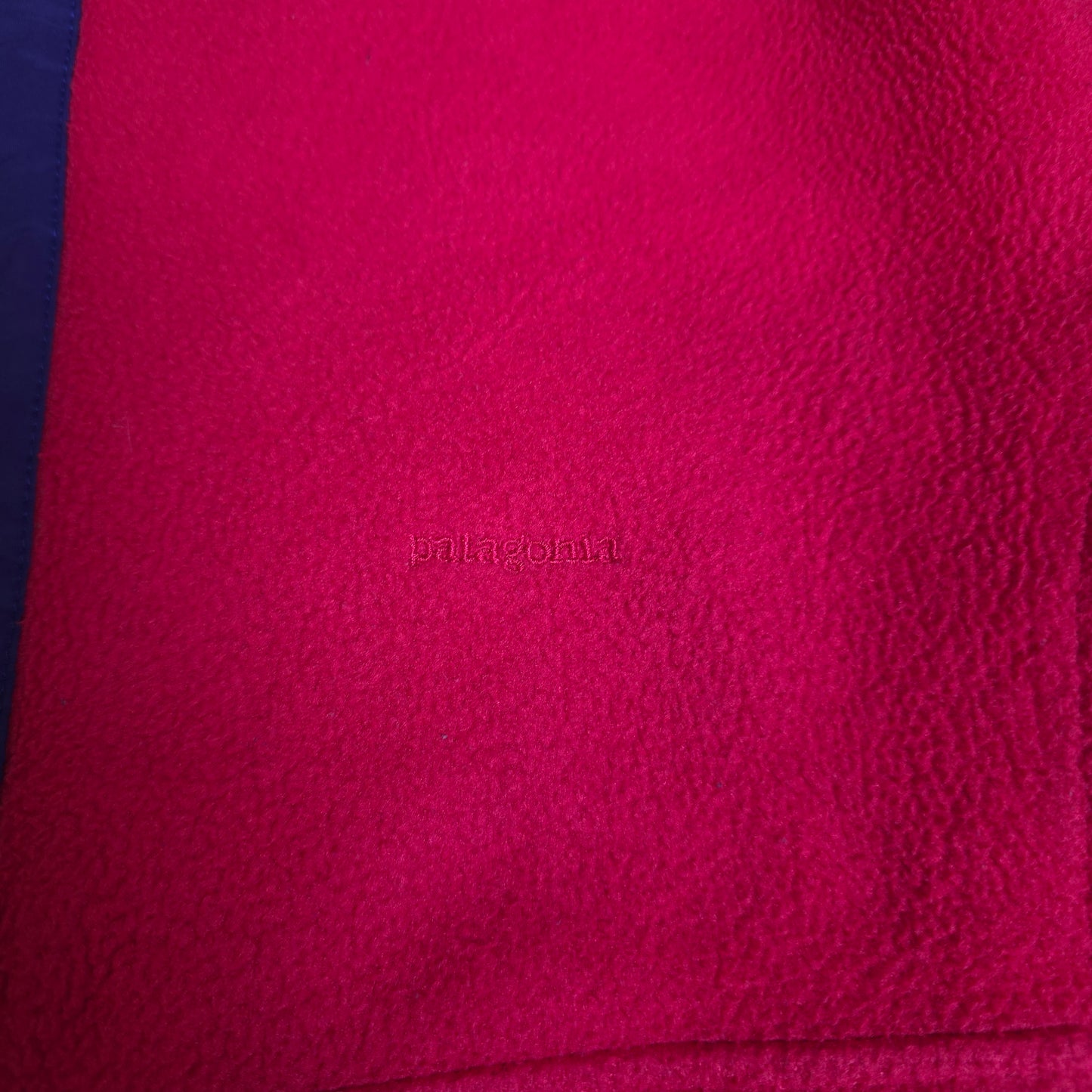 vintage 90s patagonia fleece in pink and purple - women's small