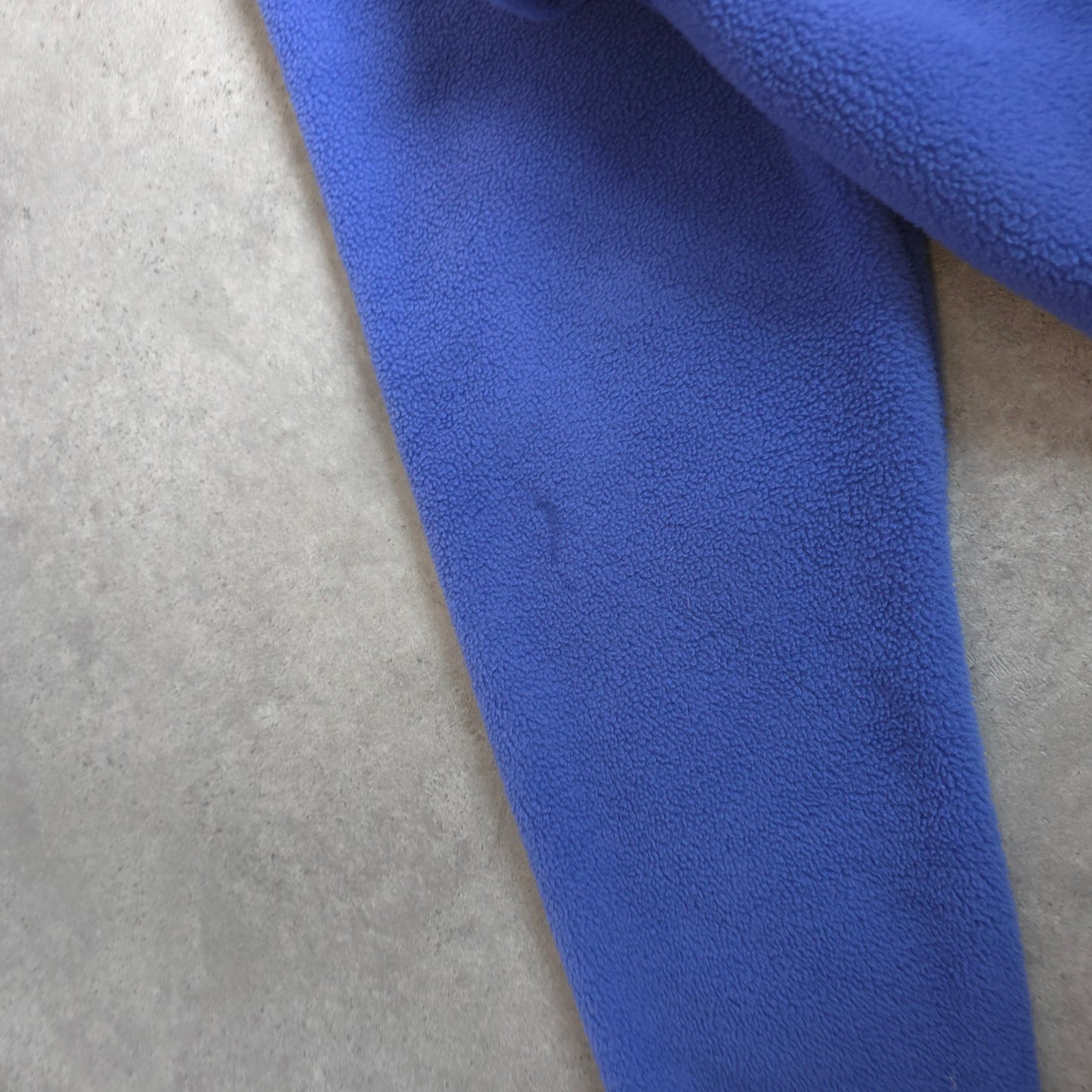 vintage lowe alpine full zip fleece in blue and yellow - large