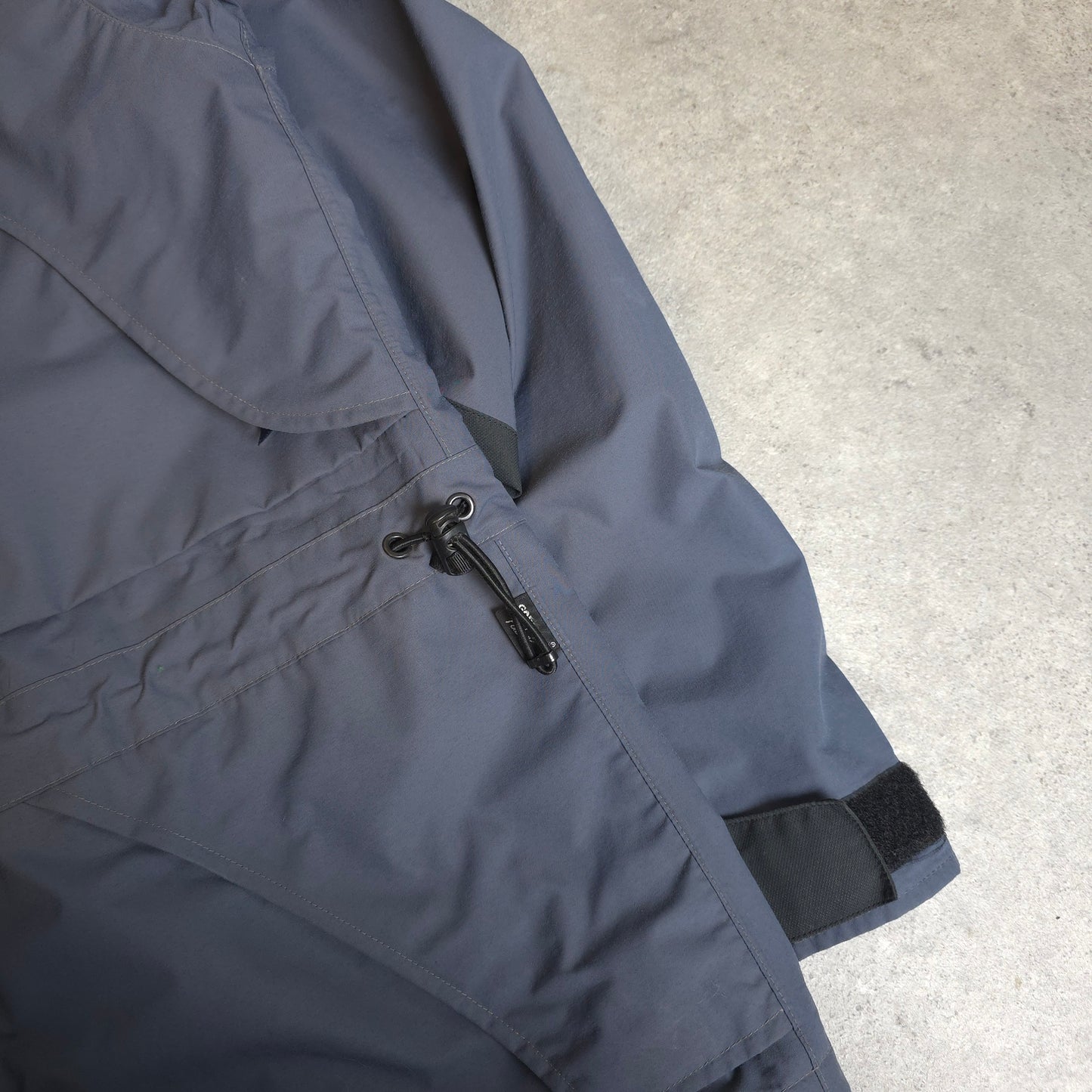 vintage berghaus gore-tex mera peak in grey black and yellow - medium