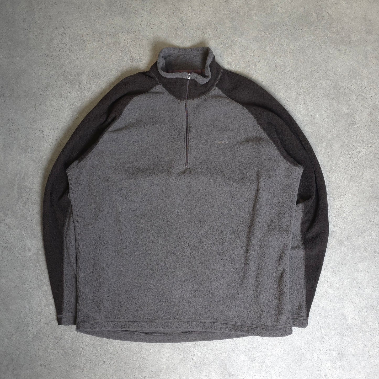 Vintage Patagonia capilene 1/4 zip fleece in brown - medium