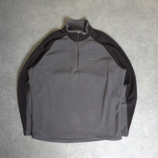 Vintage Patagonia capilene 1/4 zip fleece in brown - medium
