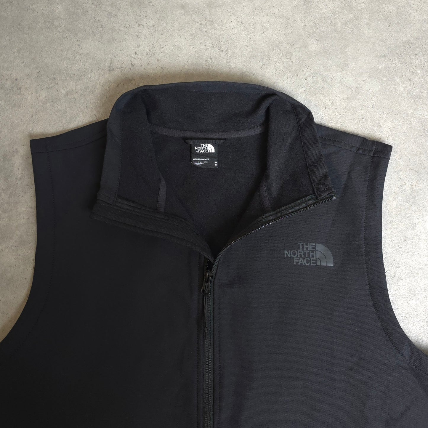 The north face windwall gilet in black - medium