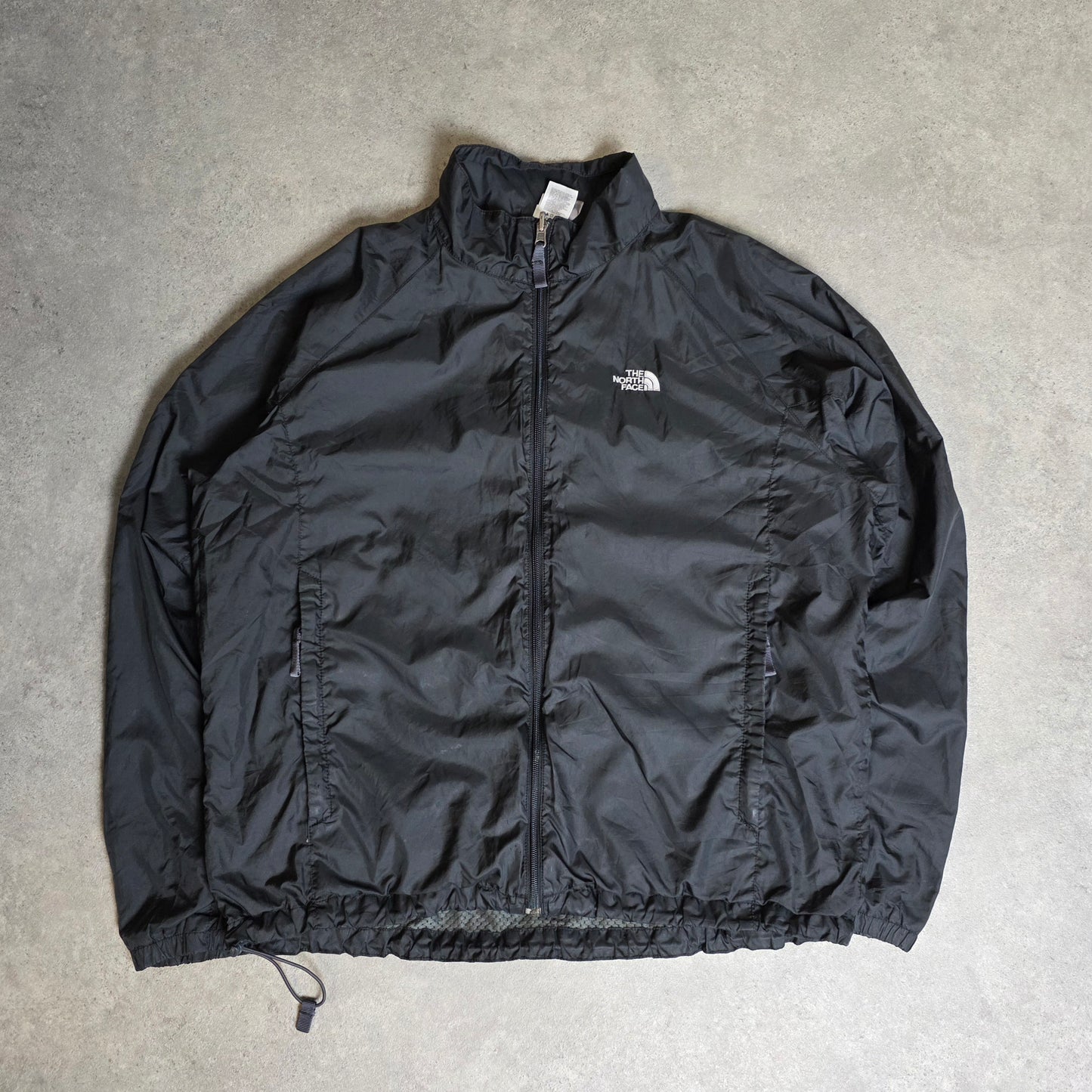 The north face windbreaker jacket in black - XL