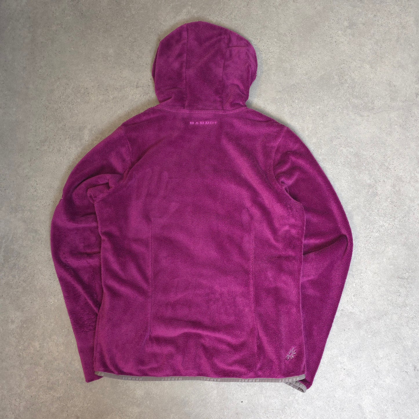 Mammut fleece hoodie in purple - women's medium