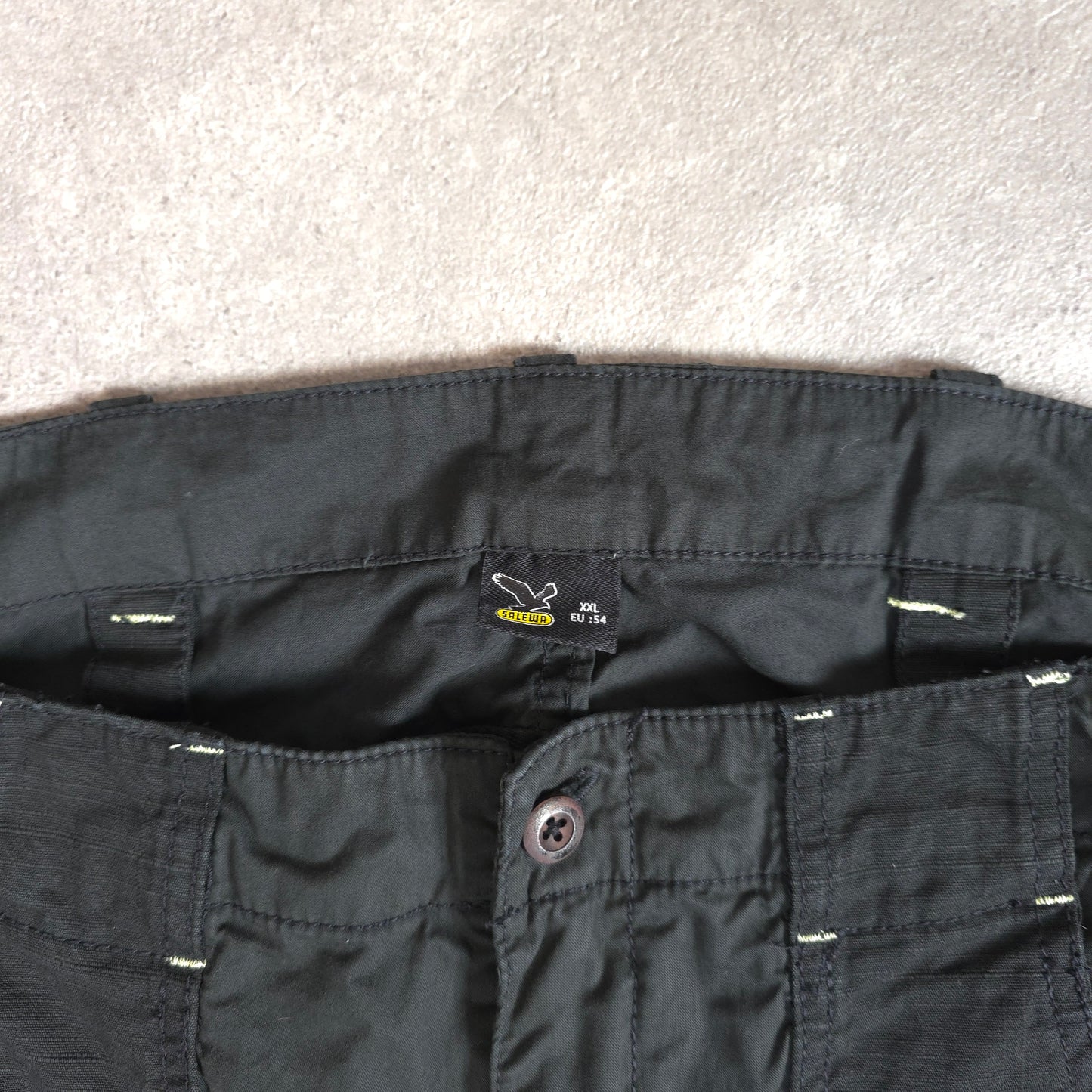 Salewa lamand cargo trousers in black - 38x32