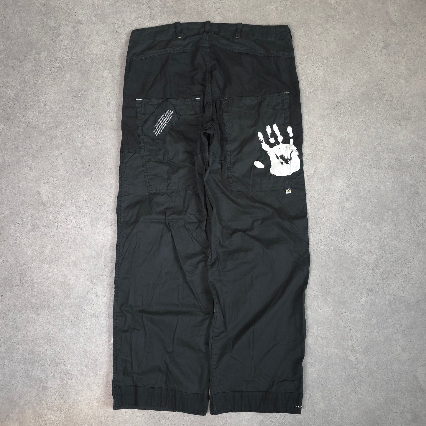 Salewa lamand cargo trousers in black - 38x32