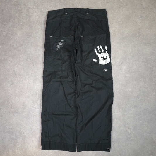 Salewa lamand cargo trousers in black - 38x32