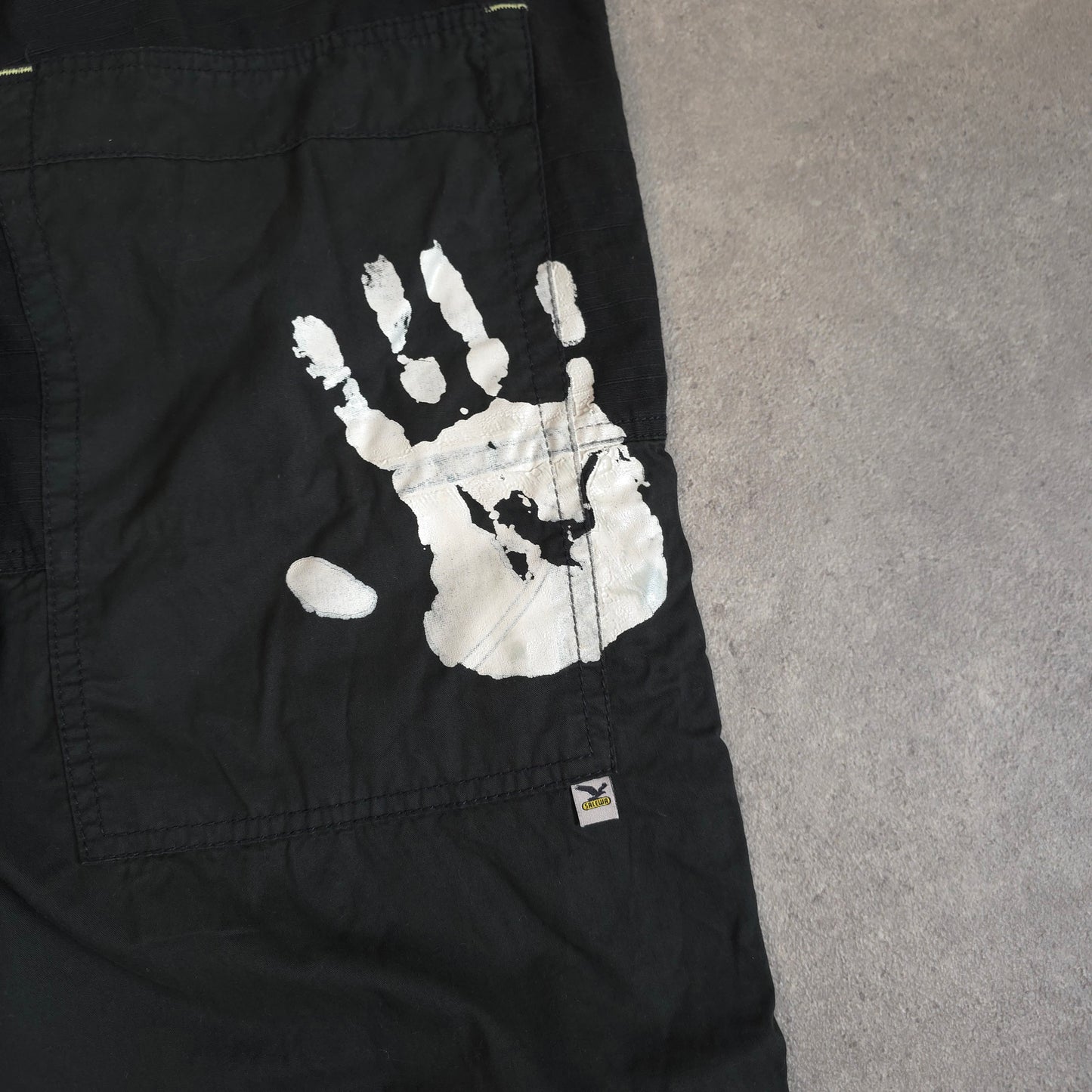 Salewa lamand cargo trousers in black - 38x32