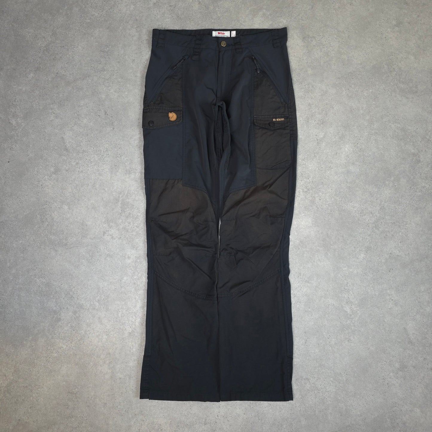 Fjallraven G-1000 trousers in black - 32x33
