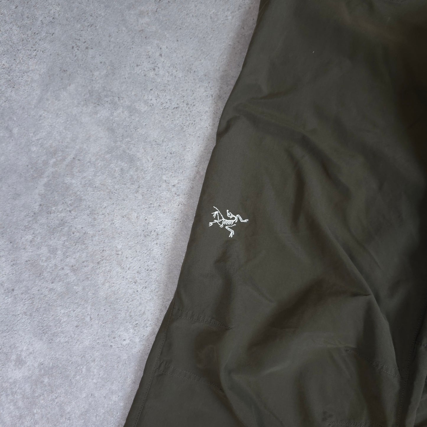 women's Arcteryx walking trousers in khaki green - W34"