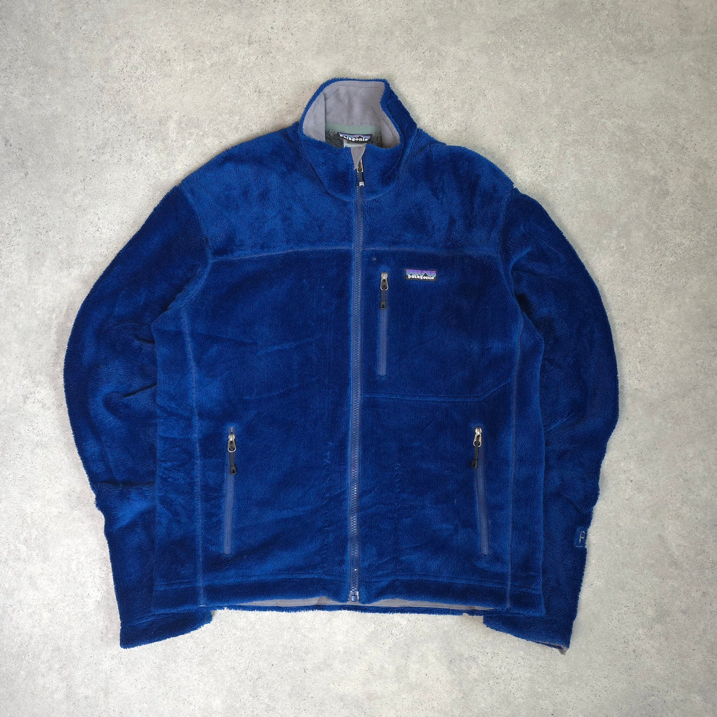 Patagonia R2 regulator fluffy fleece in blue - small