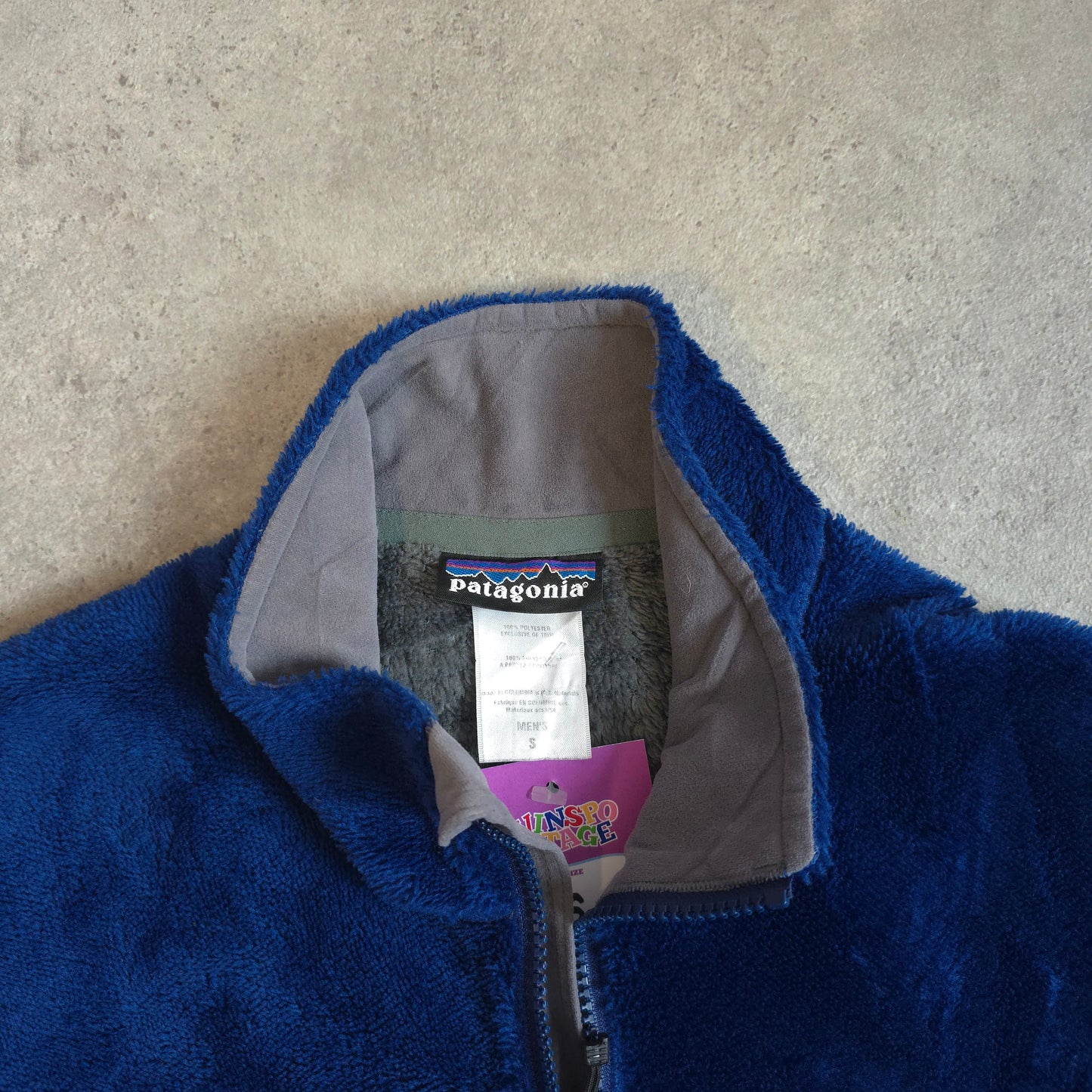Patagonia R2 regulator fluffy fleece in blue - small