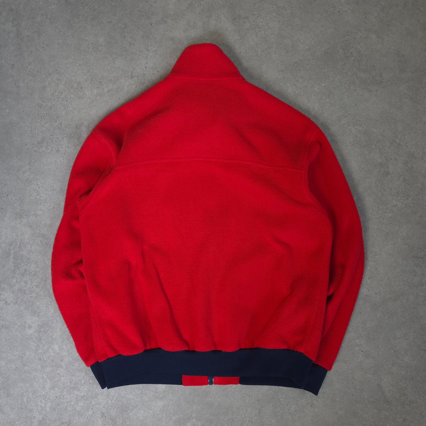vintage 80s Patagonia zip up fleece in red - medium