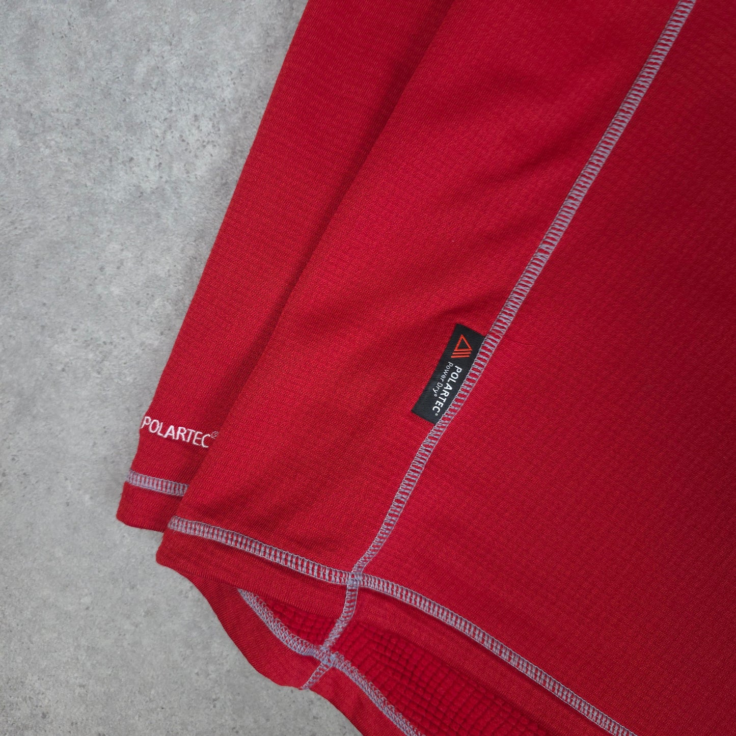 Rab polartec baseline hoodie in red - large