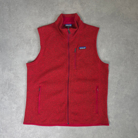 Patagonia better sweater vest in red - large