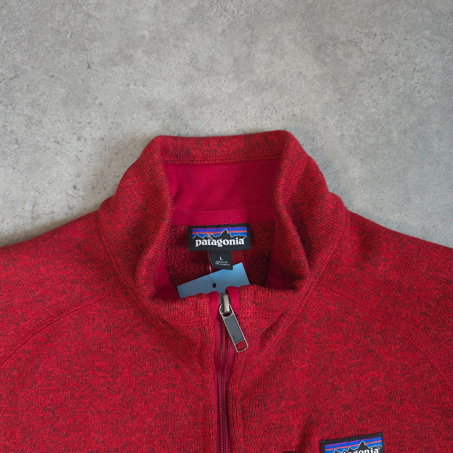 Patagonia better sweater vest in red - large