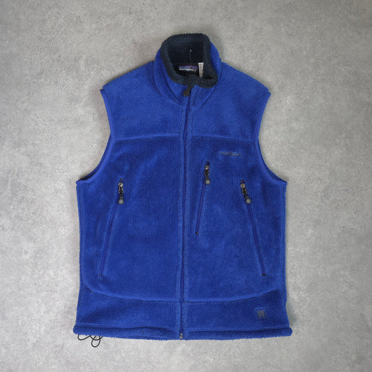 Patagonia R2 regulator fleece gilet in blue - small