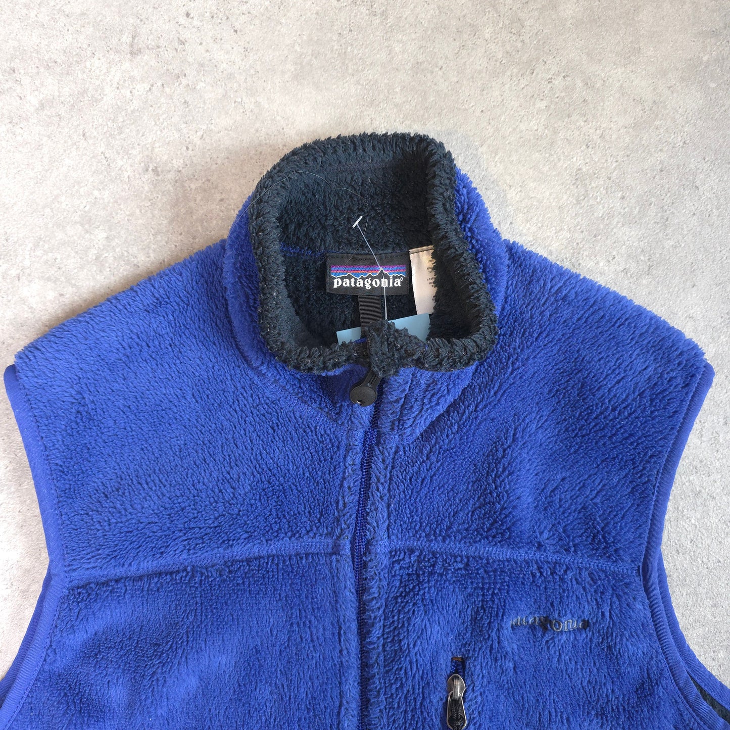 Patagonia R2 regulator fleece gilet in blue - small