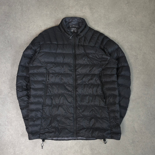 Rab electron pro down jacket in black - XL