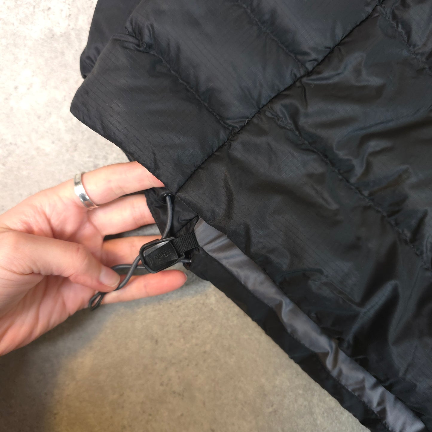 Rab electron pro down jacket in black - XL