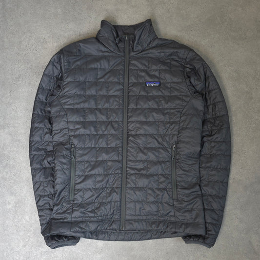 Patagonia nano puff jacket in grey - small