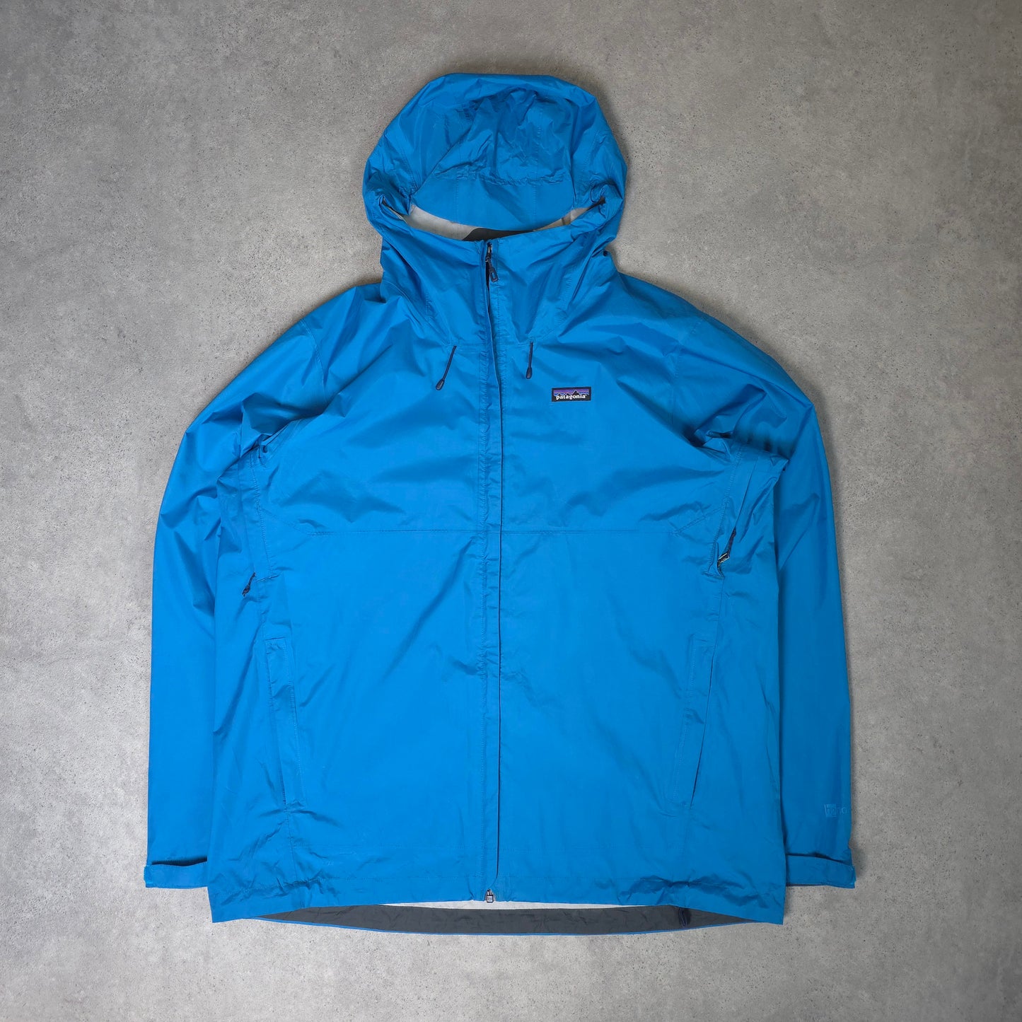 Patagonia torrentshell 3L h2no waterproof jacket in blue - XXL