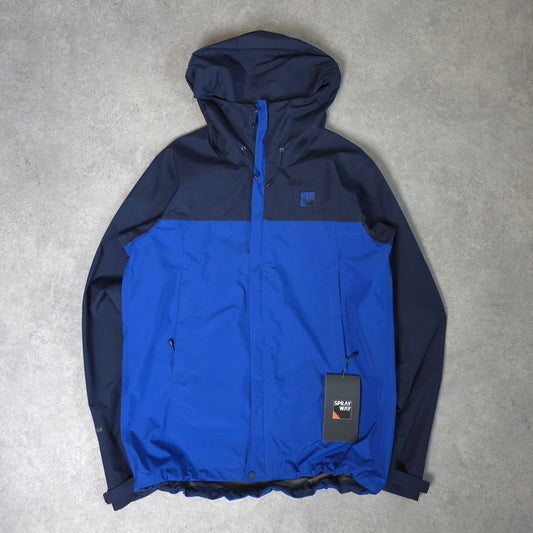 Sprayway cape wrath gore tex jacket in blue new with tags - medium