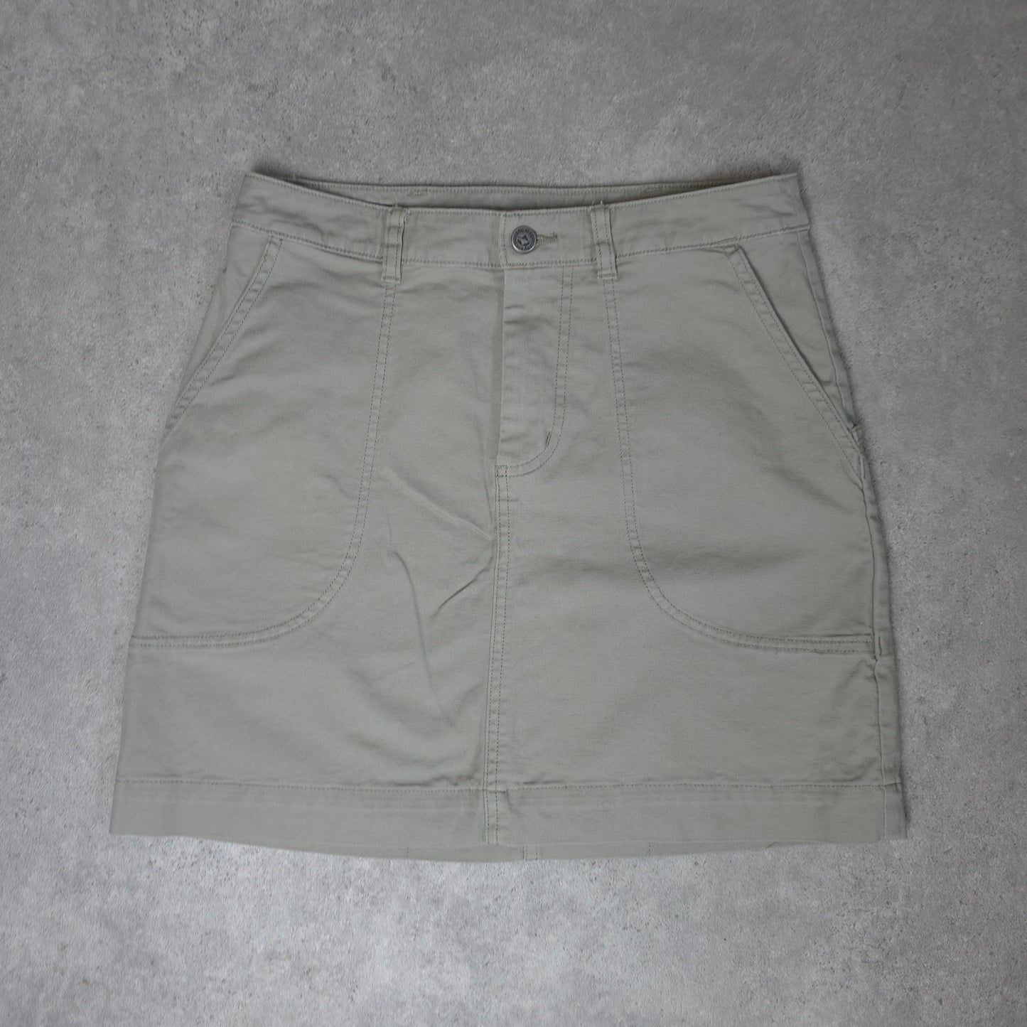 Vintage Patagonia organic cotton skirt in grey - women's medium