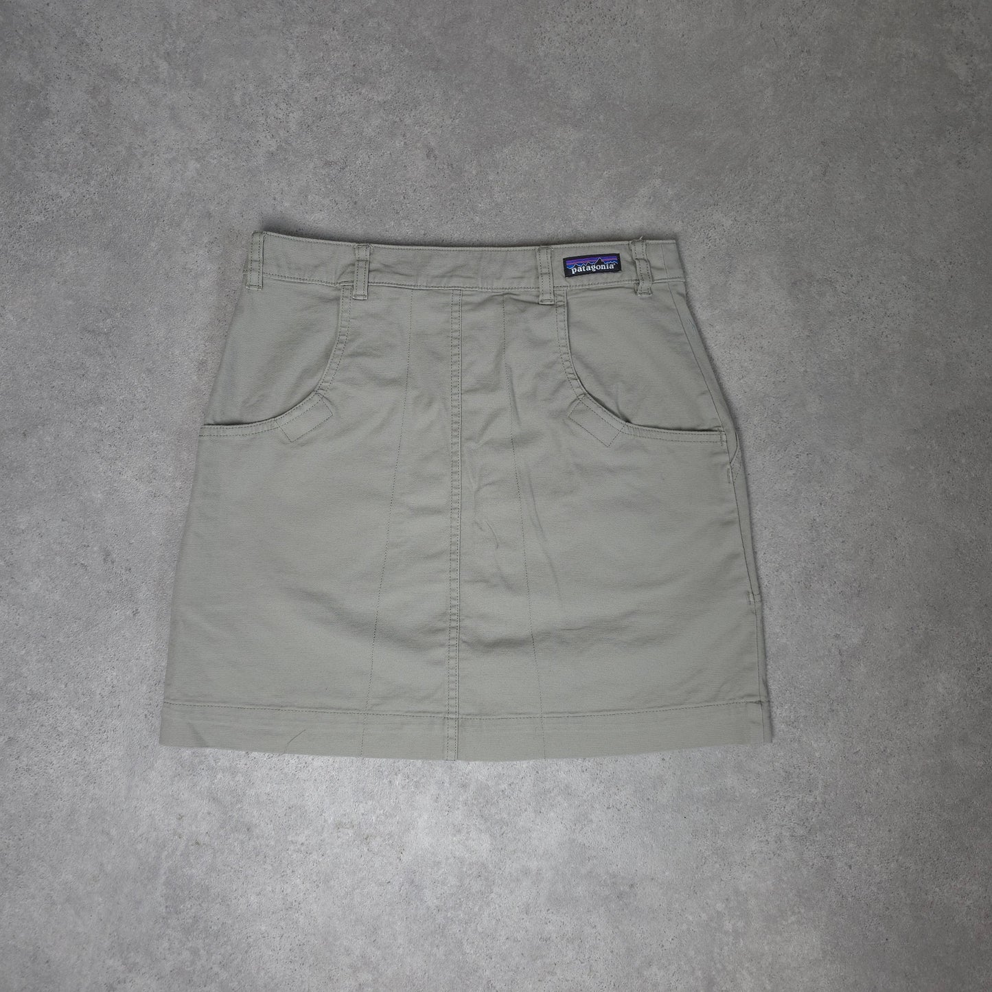 Vintage Patagonia organic cotton skirt in grey - women's medium