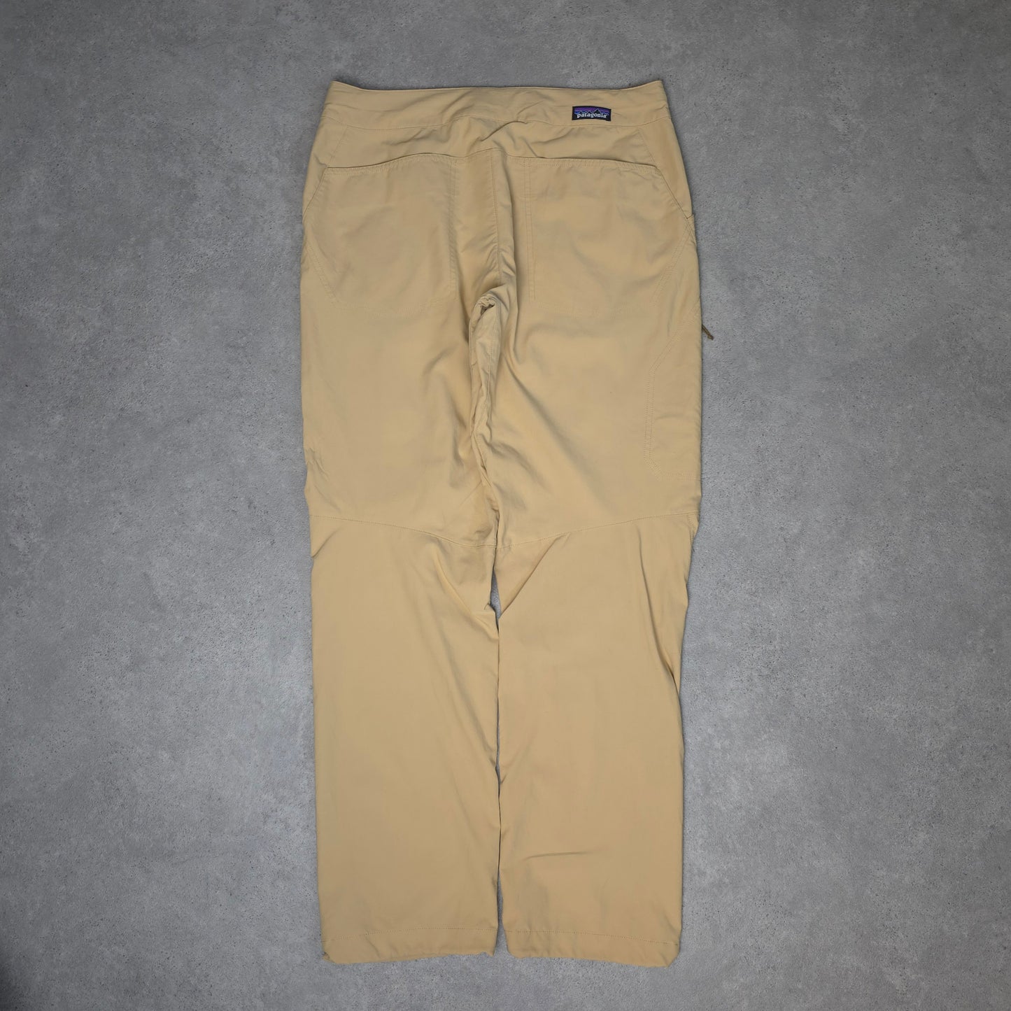 Patagonia rock pant trousers in cream/yellow - 33 inch waist