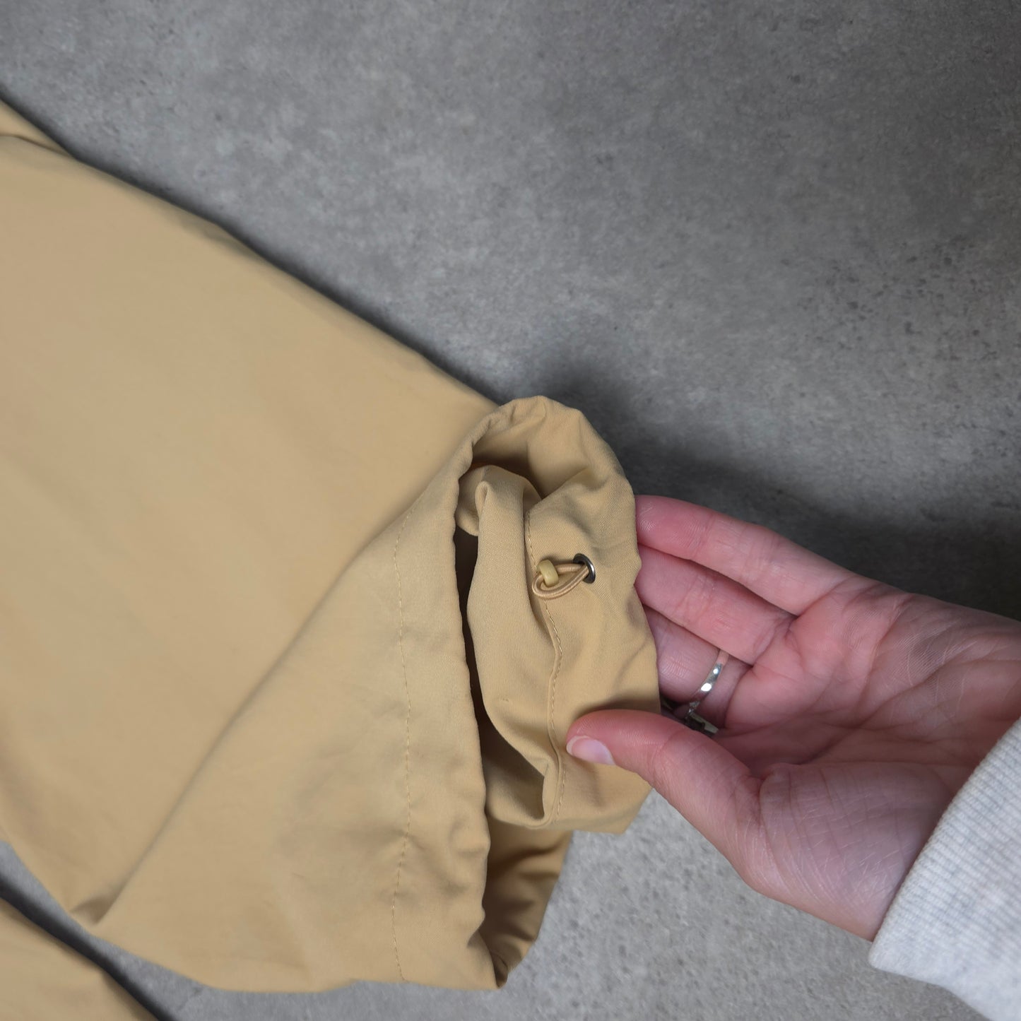 Patagonia rock pant trousers in cream/yellow - 33 inch waist