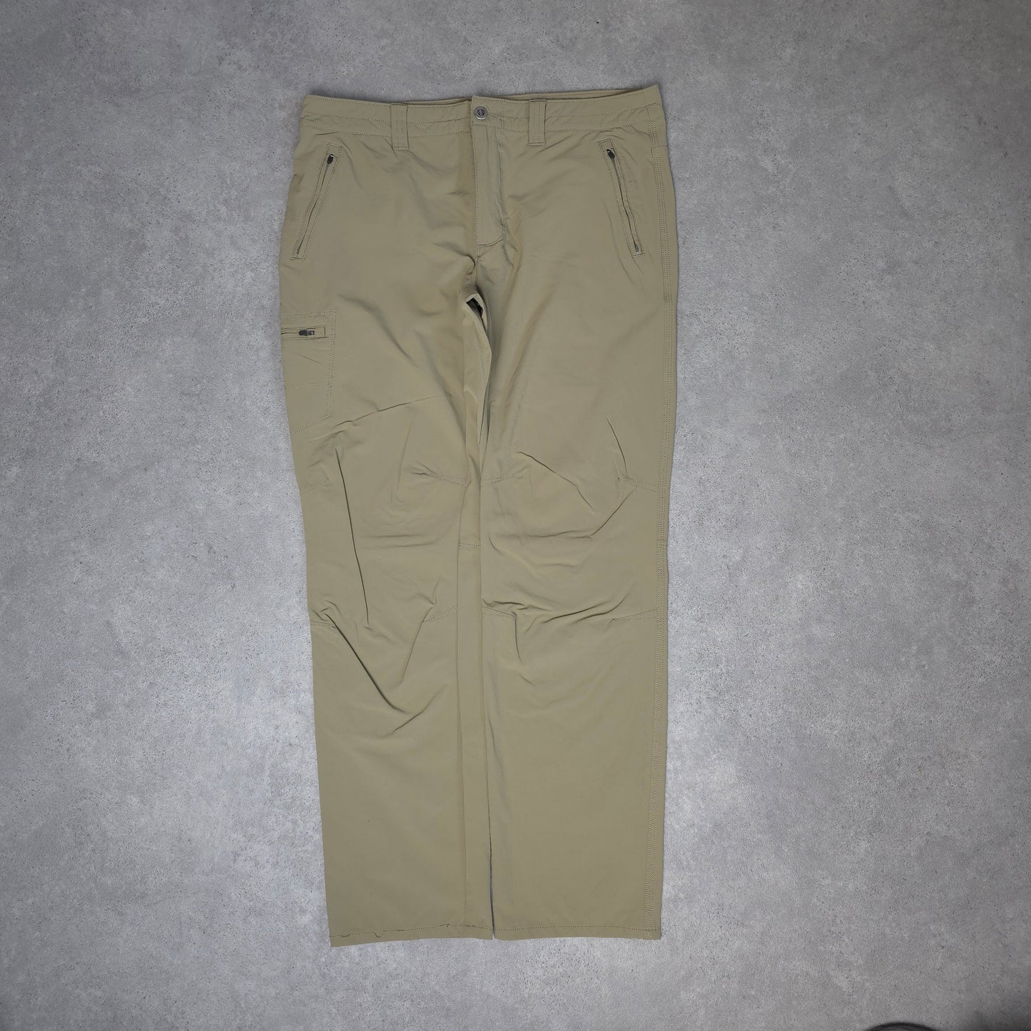Patagonia stretch trousers in khaki - 35 inch waist