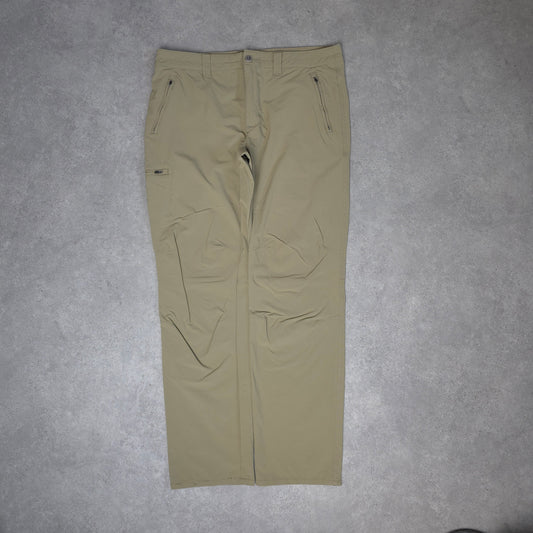 Patagonia stretch trousers in khaki - 35 inch waist