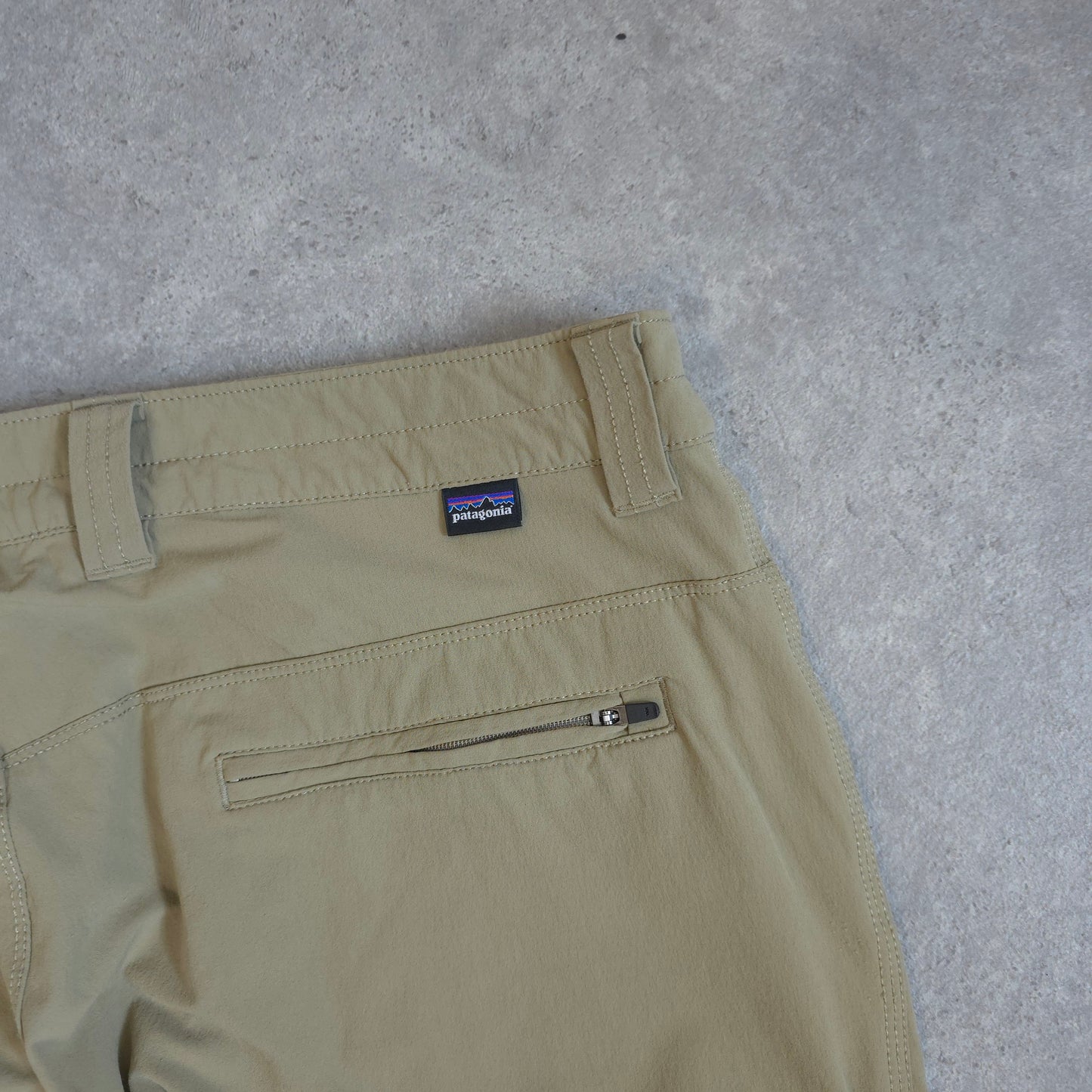 Patagonia stretch trousers in khaki - 35 inch waist