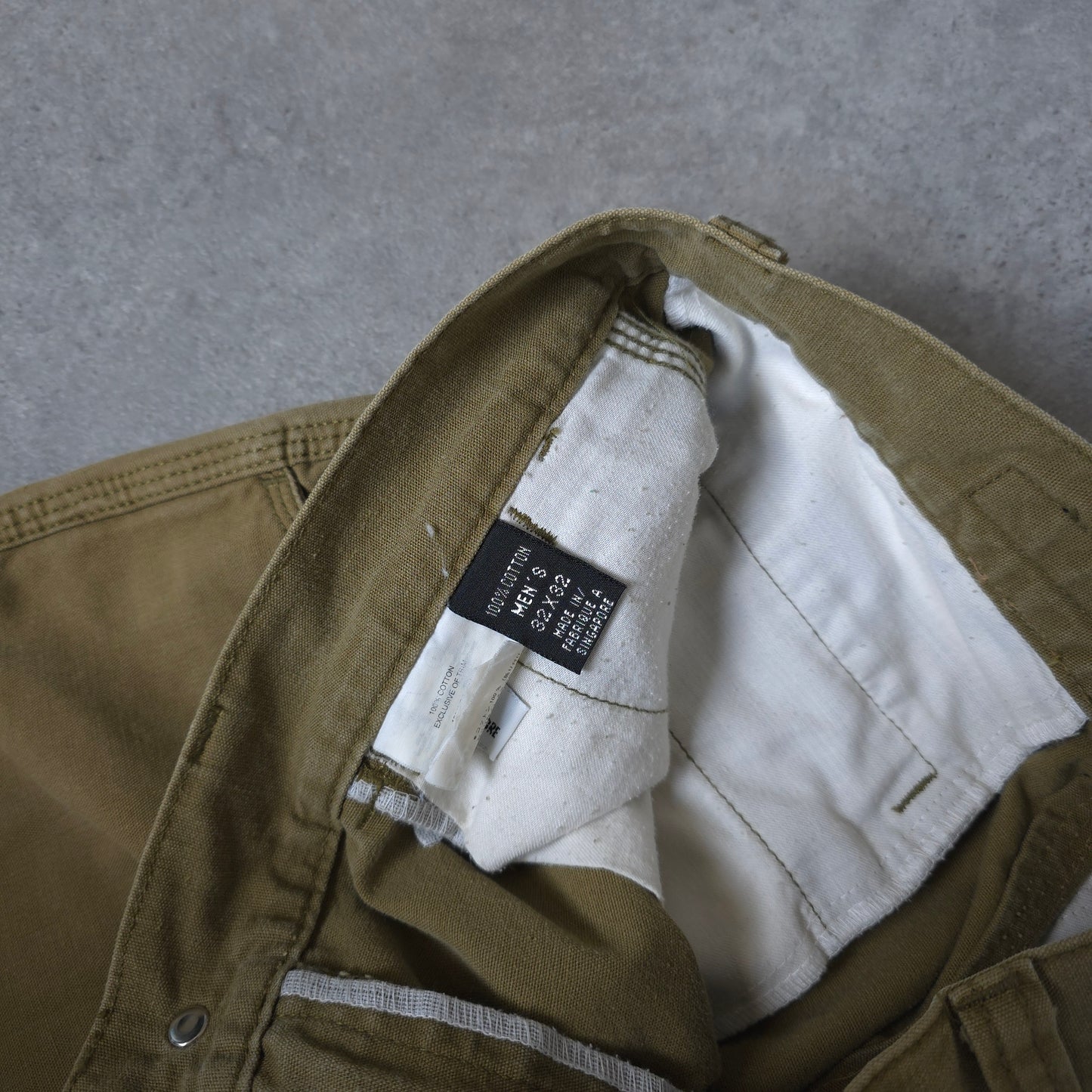 1991 Patagonia chino trousers in tan - 30x28
