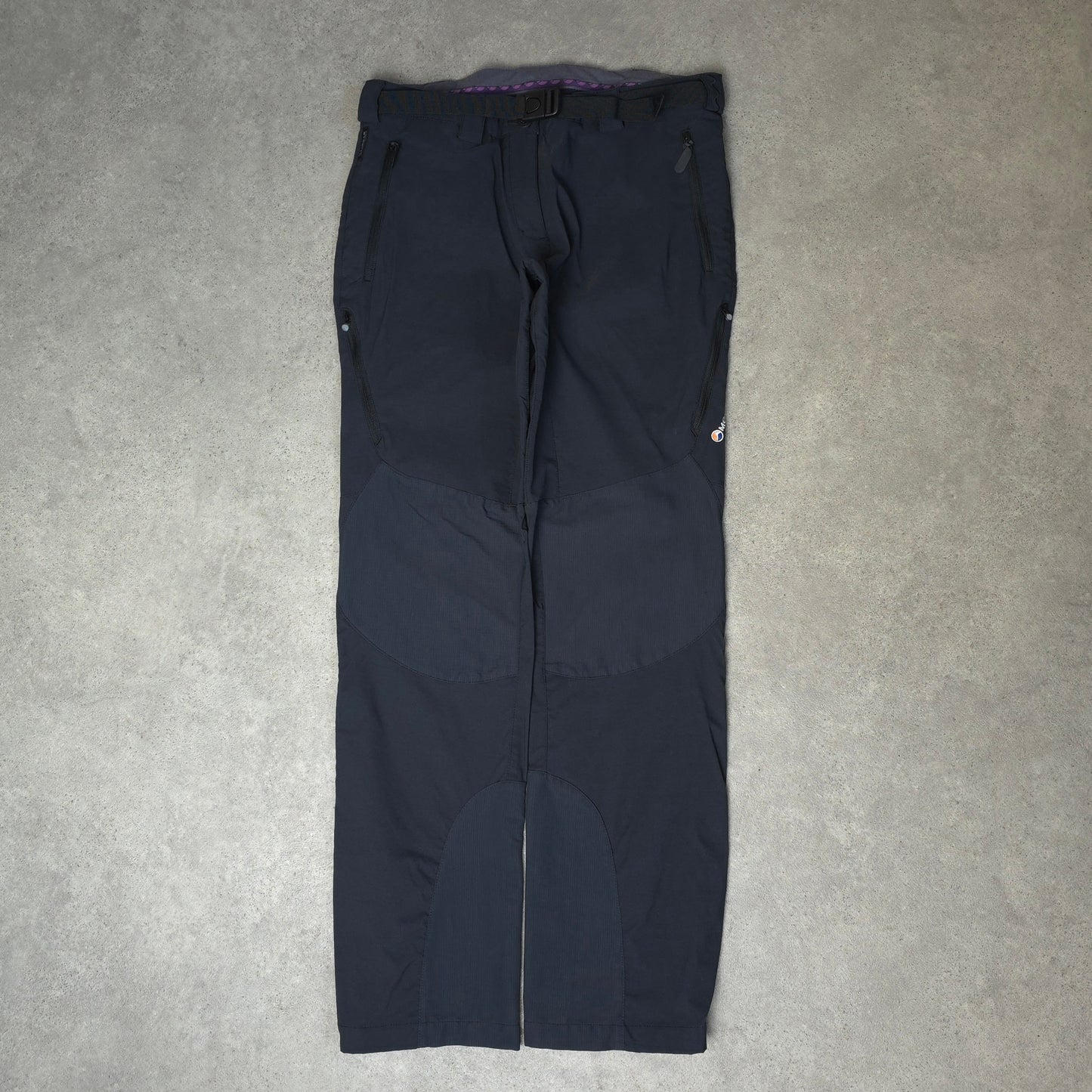 Montane womens granite stretch nikwax trousers in black - UK14