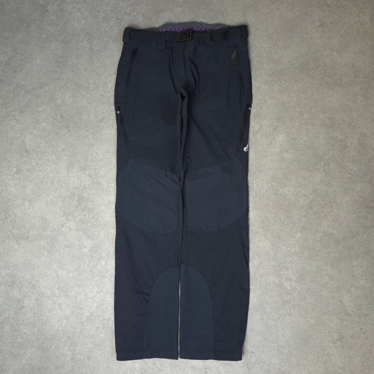 Montane womens granite stretch nikwax trousers in black - UK14