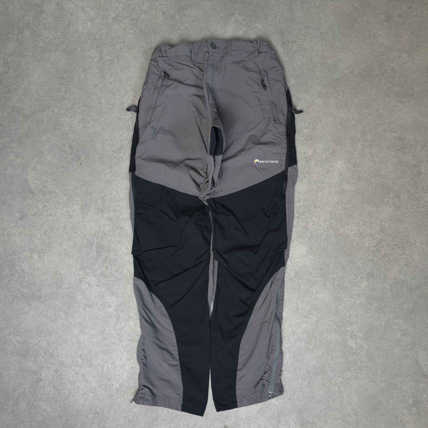 Montane terra pants in grey and black - 26x32