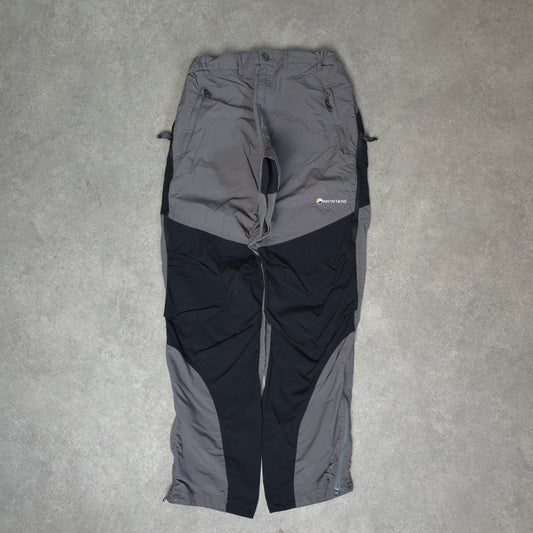 Montane terra pants in grey and black - 26x32