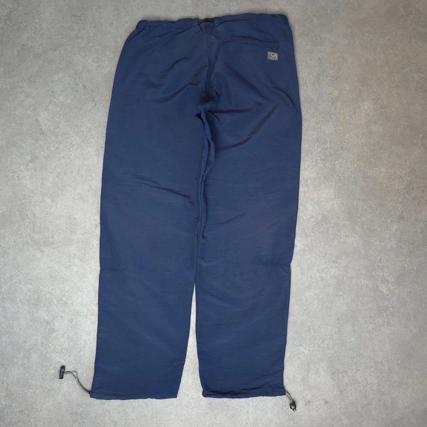 vintage Mountain Equipment stone wear baggy climbing trousers in blue - 32x30