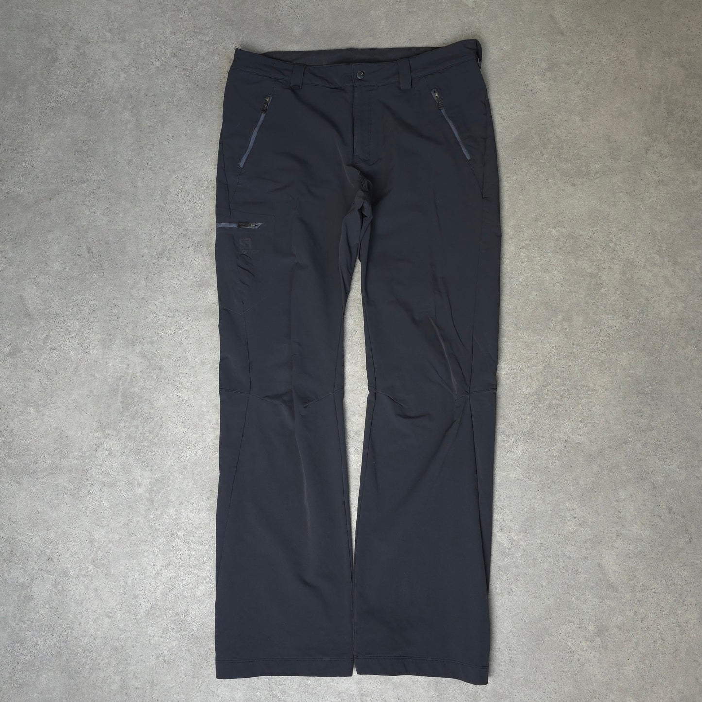 Salomon clima wind stretch trousers in black - 38x34