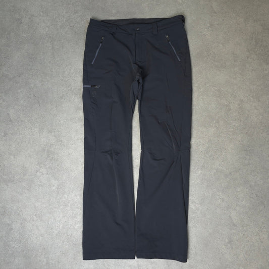 Salomon clima wind stretch trousers in black - 38x34