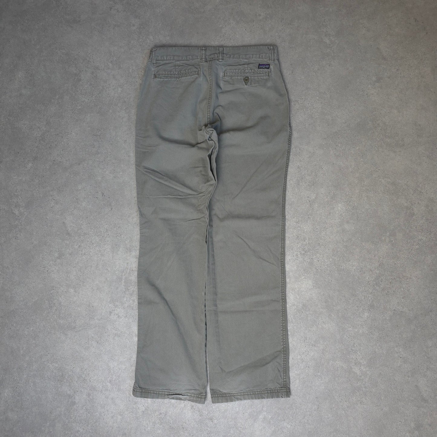 vintage Patagonia organic cotton trousers in grey - 33x32