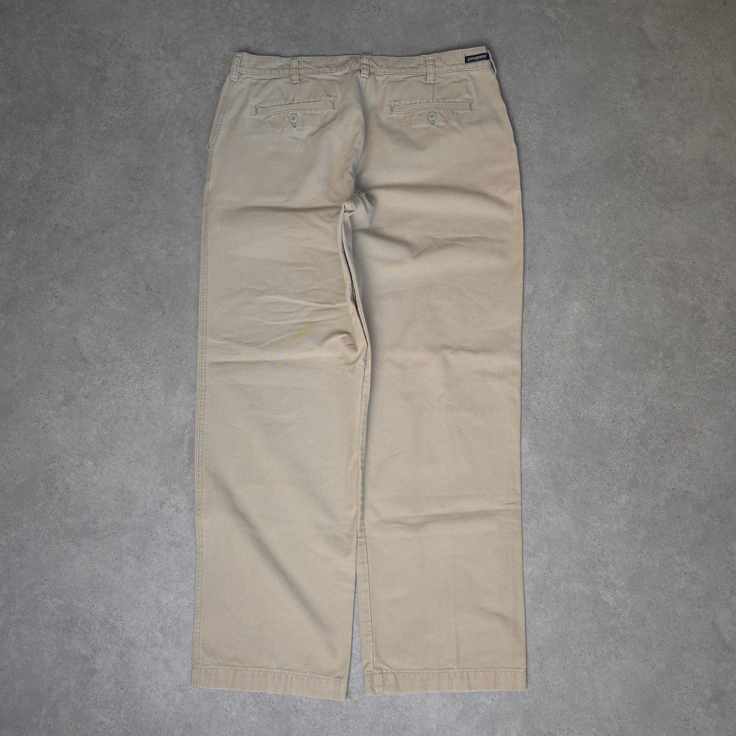 vintage Patagonia organic cotton workwear trousers in cream - 38x32
